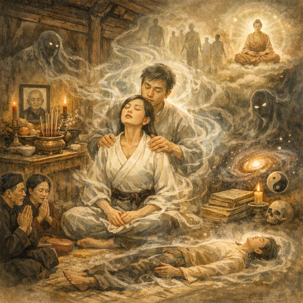 Sao ngoại cảm (của ta) hay gắn với áp vong, gọi hồn